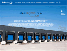 Tablet Screenshot of ds-logistic.com